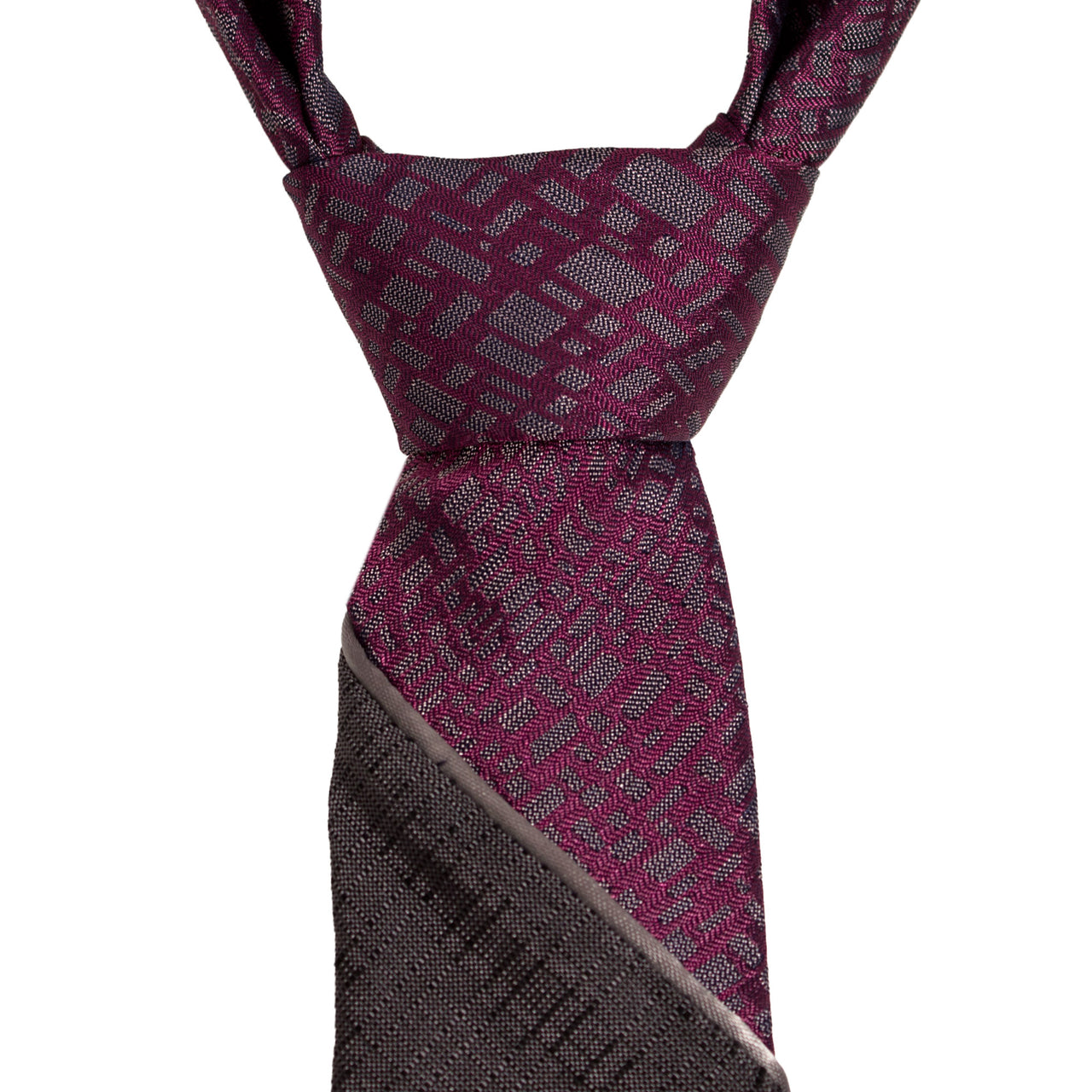 Full Knot Split Blade | Dark Gray & Maroon Web