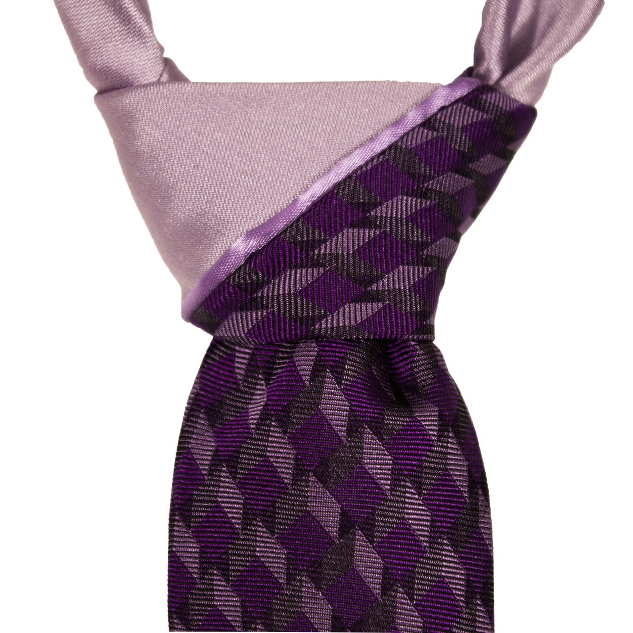 Split Knot Lower | Purple w/Black Purple & Lavender