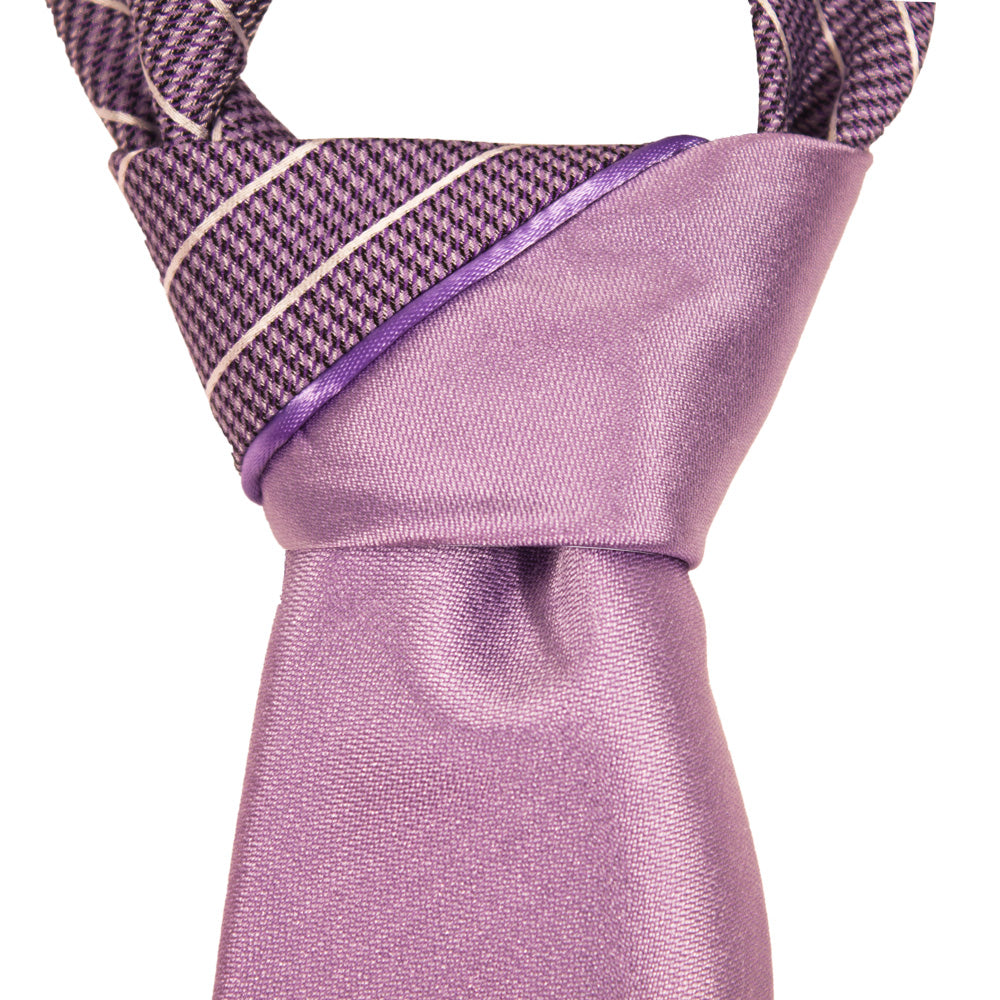 Split Knot Lower | Lavender & Light Gray