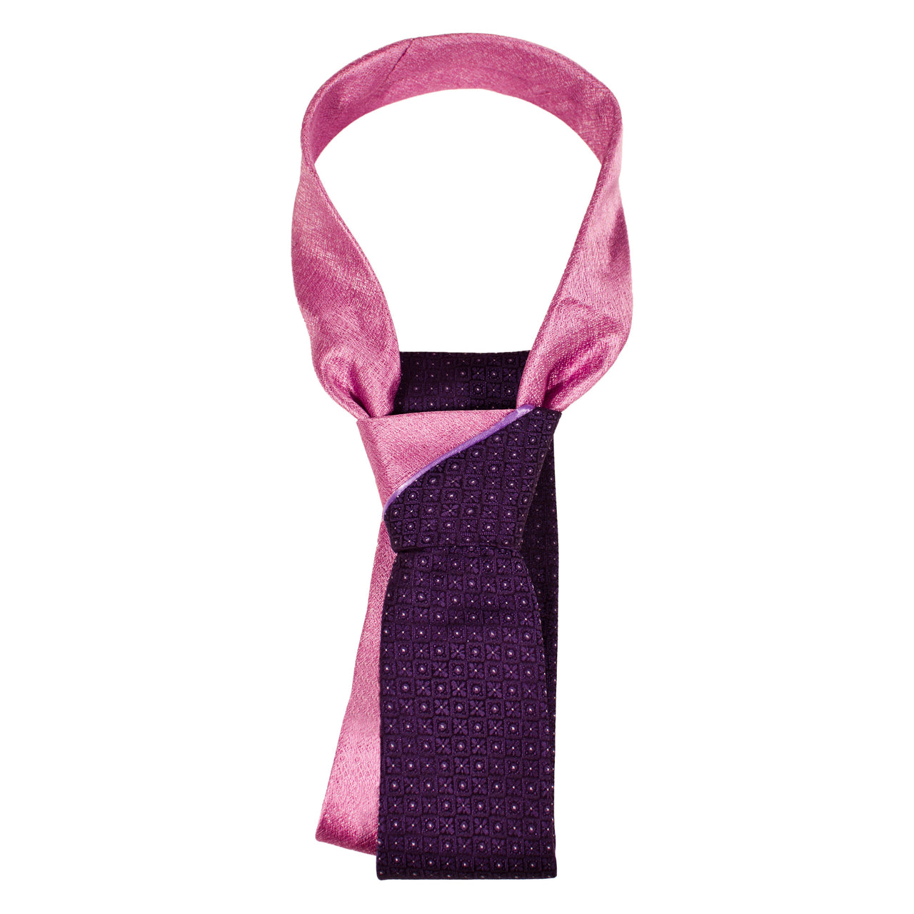 Split Knot Lower | Purple Specks & Pink